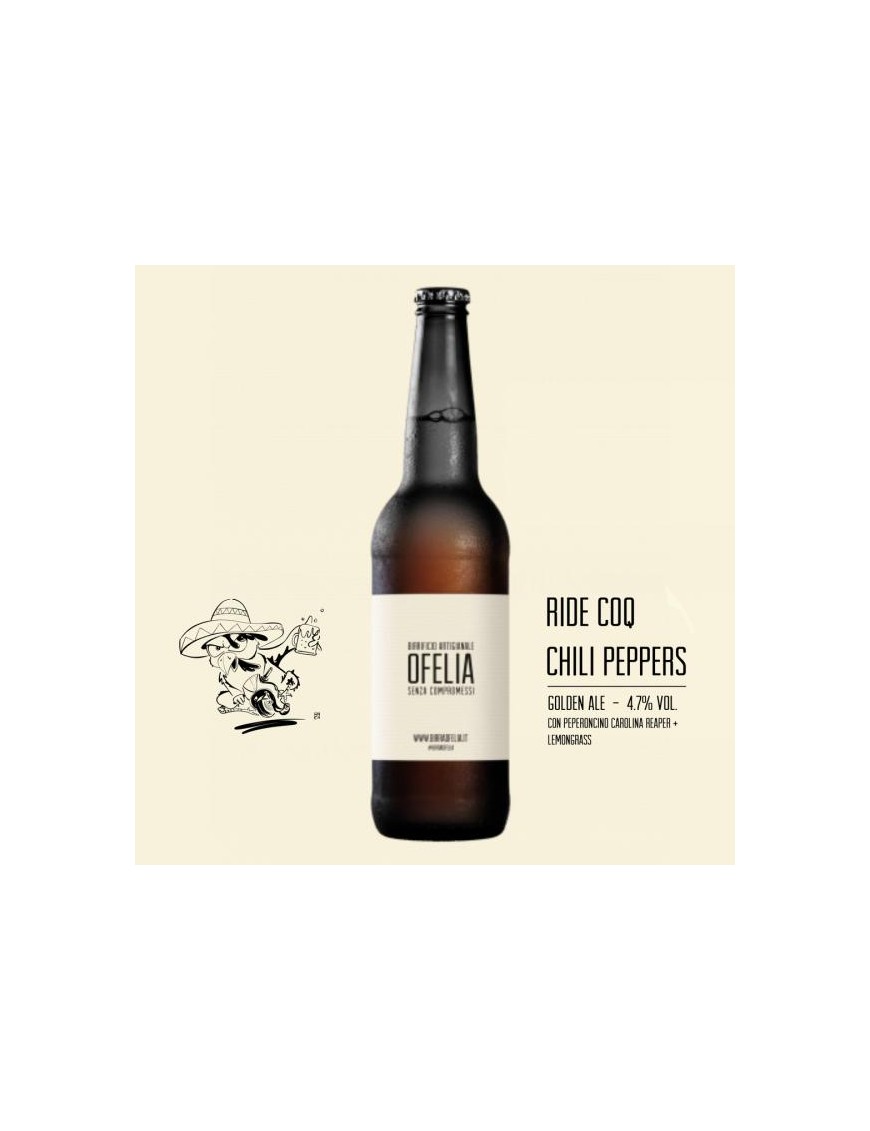 Ride Coq Chili Peppers Bottiglia 0.33